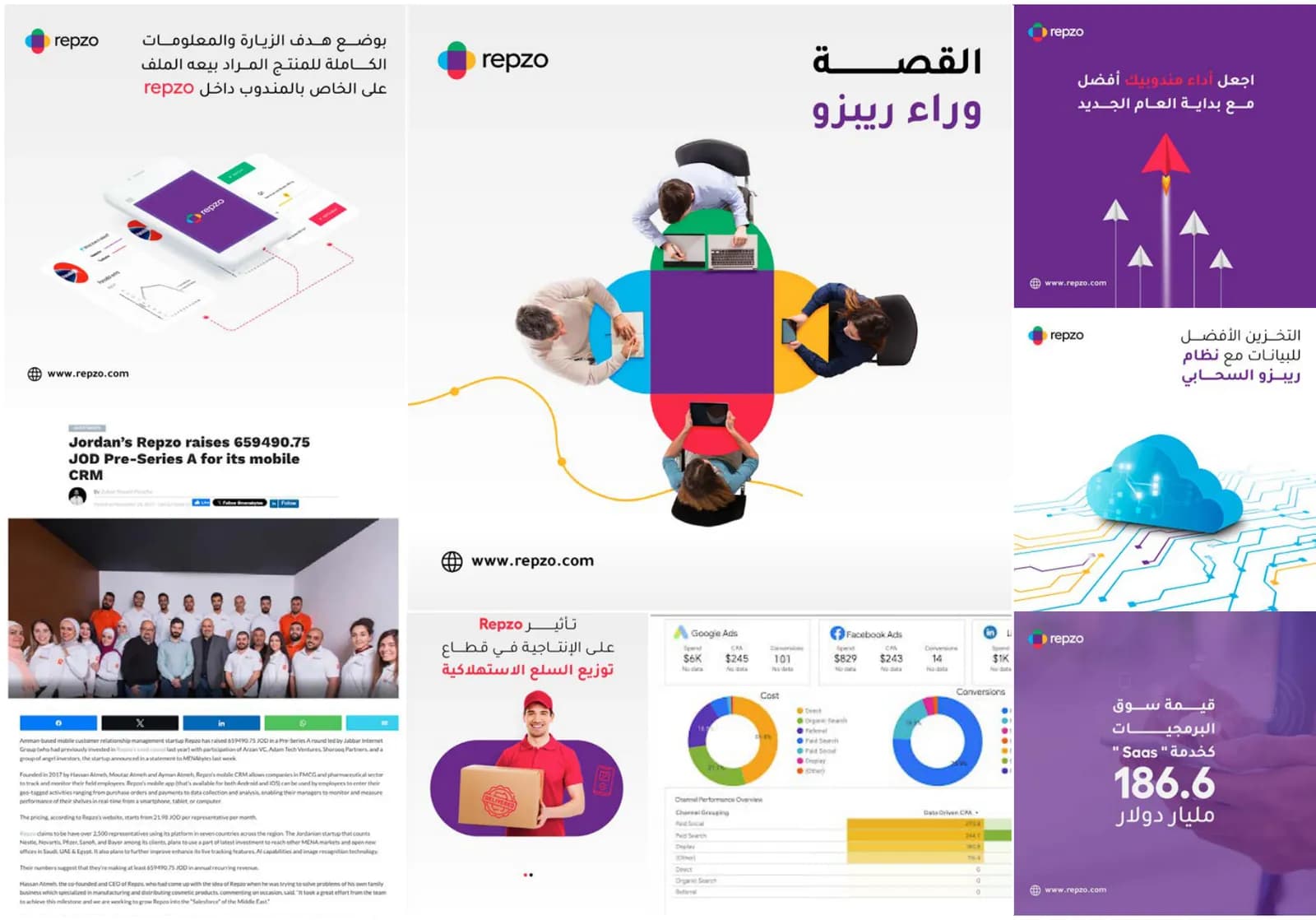 Repzo campaign by Sudace